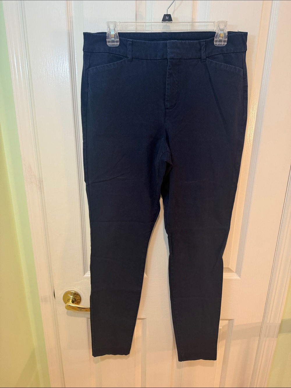 Old Navy Slim Navy Stretch Chinos